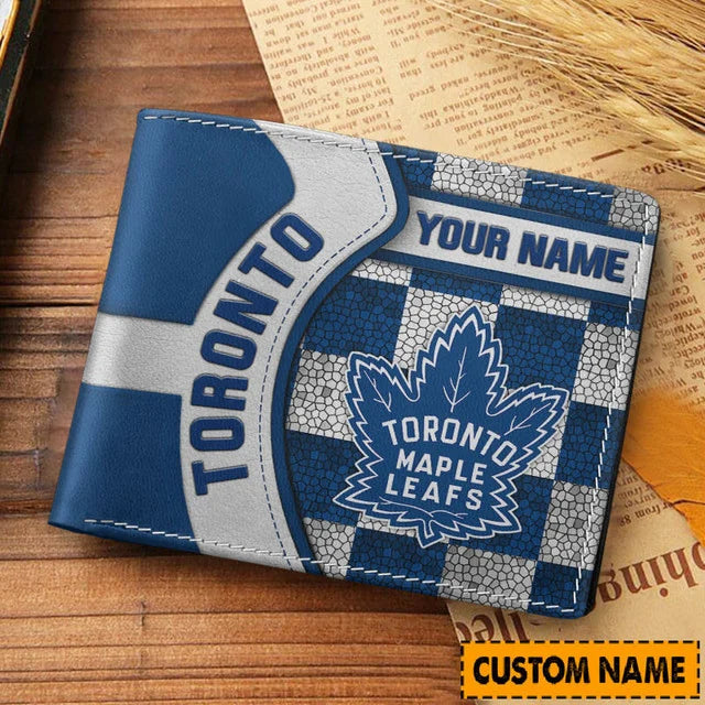 LIMITED EDITION - NEW CUSTOMIZED NHL23 TML TORONTO MAPLE LEAFS LEATHER WALLET