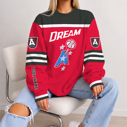 [FAN FAVORITE] NEW CUSTOMIZED WNBA01 ALD ATLANTA DREAM UNISEX SWEATSHIRT