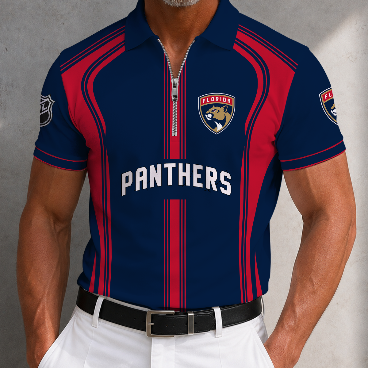 [SUPER SALE] NEW CUSTOMIZED NHL01 FPT FLORIDA PANTHERS POLO SHIRT