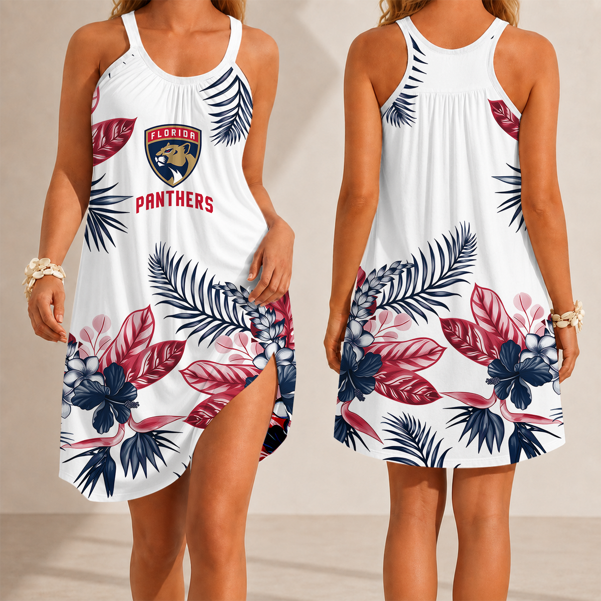 [SUPER SALE] NEW CUSTOMIZED NHL01 FPT FLORIDA PANTHERS CAMISOLE DRESS