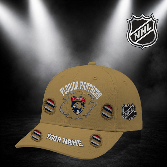 [SUPER SALE] NEW CUSTOMIZED NHL01 FPT FLORIDA PANTHERS CLASSIC CAP