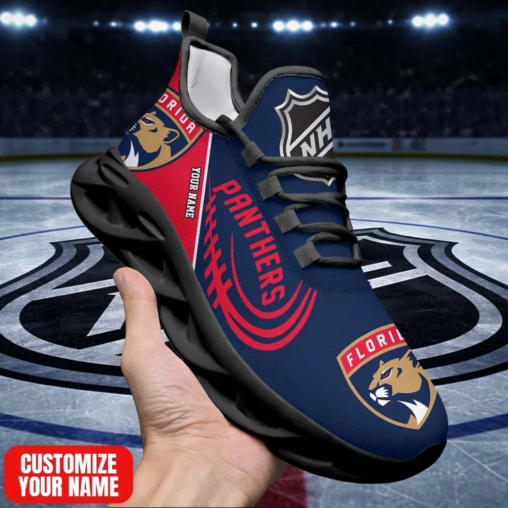 [SUPER SALE] NEW CUSTOMIZED NHL01 FPT FL PANTHERS PREMIUM CLUNKY SNEAKERS