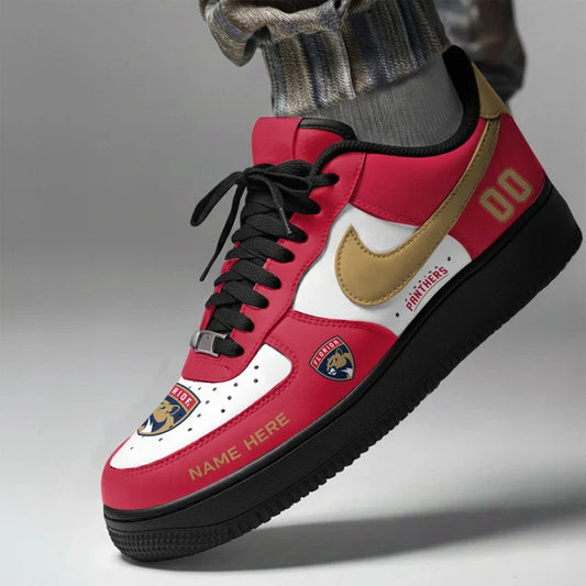 [SUPER SALE] NEW CUSTOMIZED NHL01 FPT FLORIDA PANTHERS AF1 SHOES