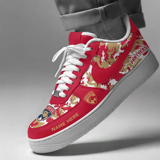 [SUPER SALE] NEW CUSTOMIZED NHL01 FPT FLORIDA PANTHERS AF1 SHOES
