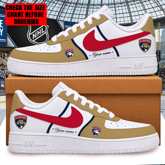 [SUPER SALE] NEW CUSTOMIZED NHL01 FPT FLORIDA PANTHERS AF1 SHOES