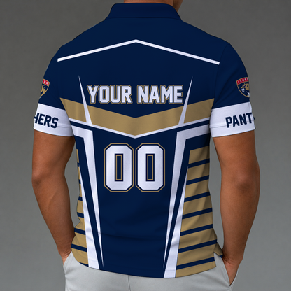 [SUPER SALE] NEW CUSTOMIZED NHL01 FPT FLORIDA PANTHERS POLO SHIRT
