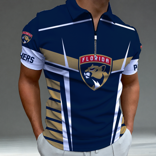[SUPER SALE] NEW CUSTOMIZED NHL01 FPT FLORIDA PANTHERS POLO SHIRT