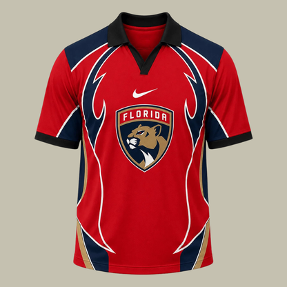 [SUPER SALE] NEW CUSTOMIZED NHL01 FPT FLORIDA PANTHERS POLO SHIRT