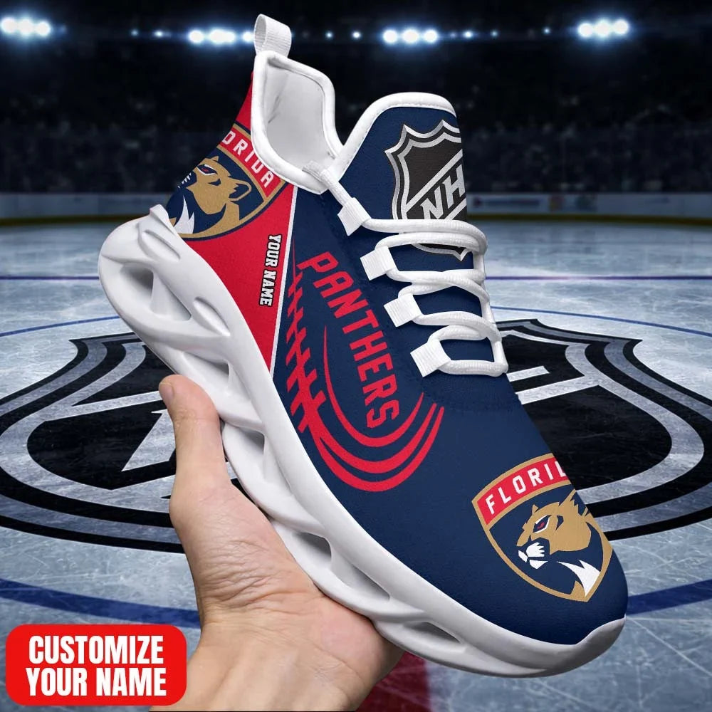 [SUPER SALE] NEW CUSTOMIZED NHL01 FPT FL PANTHERS PREMIUM CLUNKY SNEAKERS