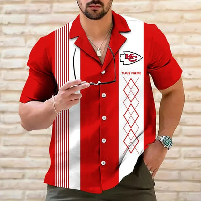 [SPECIAL OFFER] NEW CUSTOMIZED NFL01 KCC KANSAS CITY CHIEFS HAWAIIAN SHIRT