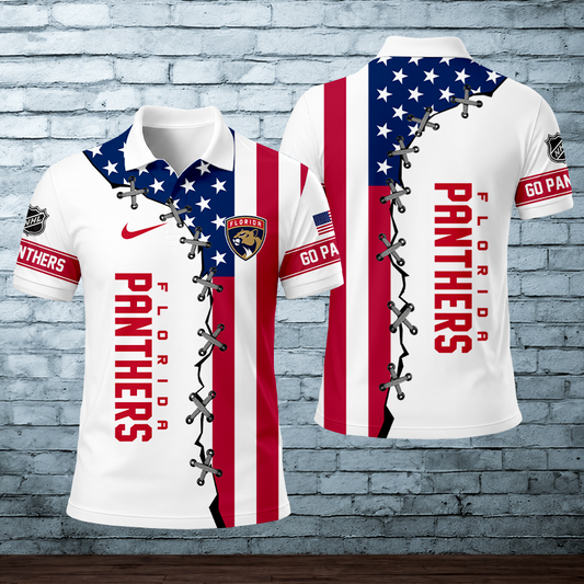 [SUPER SALE] NEW CUSTOMIZED NHL01 FPT FLORIDA PANTHERS POLO SHIRT