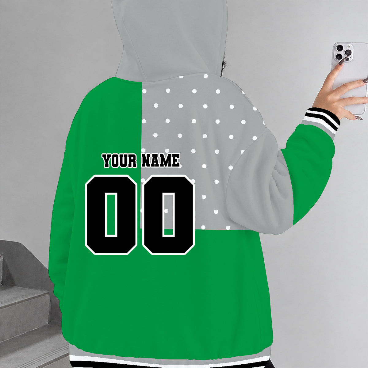 [FAN FAVORITE] NEW CUSTOMIZED NCAA MFF01 NFH NORTH DAKOTA FIGHTING HAWKS STRAPPY ZIP HOODIE