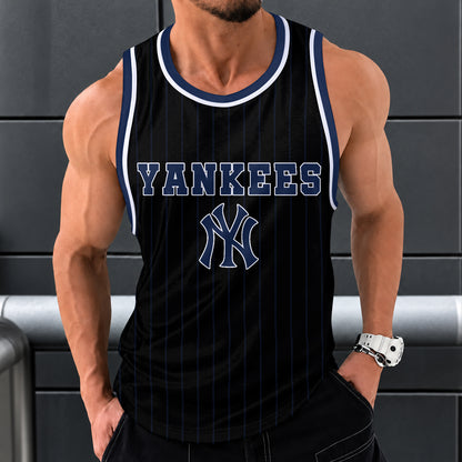 [FLASH SALE] NEW CUSTOMIZED MLB01 NYY NEW YORK YANKEES UNISEX TANK TOP