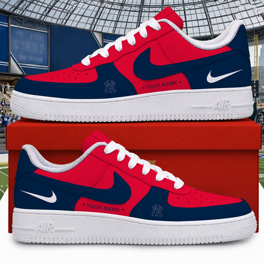 [FLASH SALE] NEW CUSTOMIZED MLB01 NYY NEW YORK YANKEES AF1 SHOES