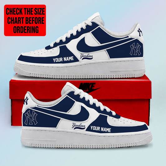 [FLASH SALE] NEW CUSTOMIZED MLB01 NYY NEW YORK YANKEES AF1 SHOES