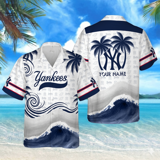 [FLASH SALE] NEW CUSTOMIZED MLB01 NYY NEW YORK YANKEES UNISEX HAWAIIAN SHIRT