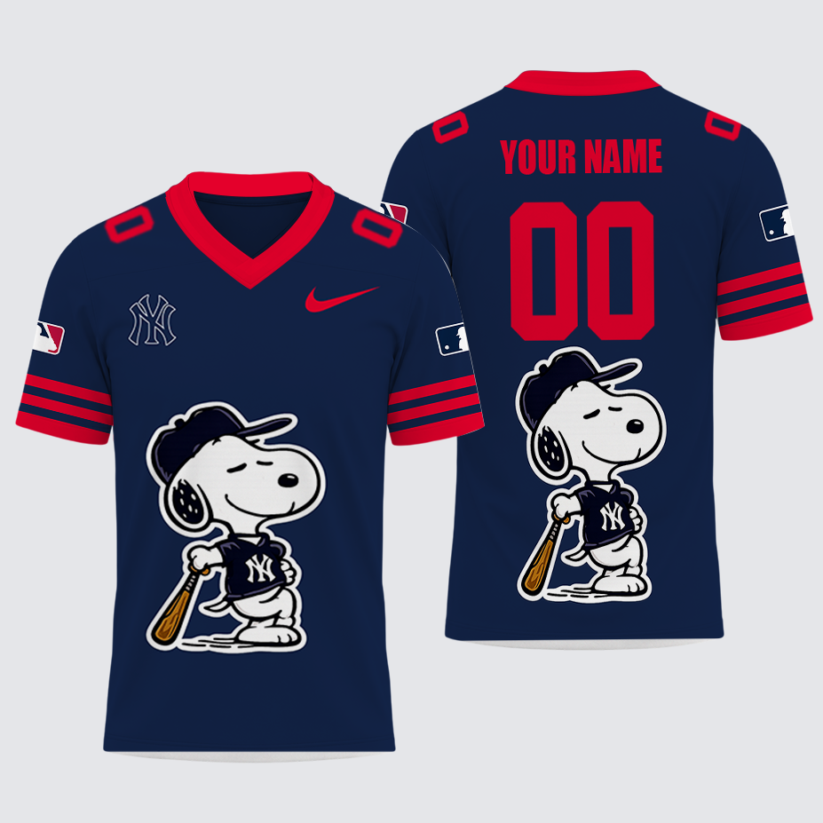 [FLASH SALE] NEW CUSTOMIZED MLB01 NNY NEW YORK YANKEES FOOTBALL JERSEY
