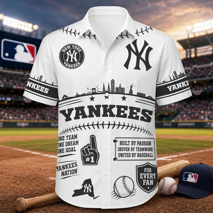[FLASH SALE] NEW CUSTOMIZED MLB01 NYY NEW YORK YANKEES UNISEX HAWAIIAN SHIRT