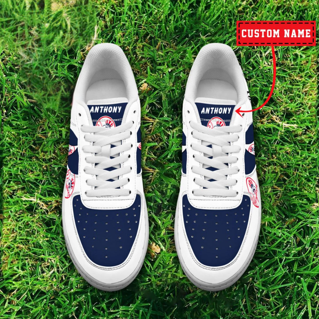 [FLASH SALE] NEW CUSTOMIZED MLB01 NNY NEW YORK YANKEES AF1 SHOES