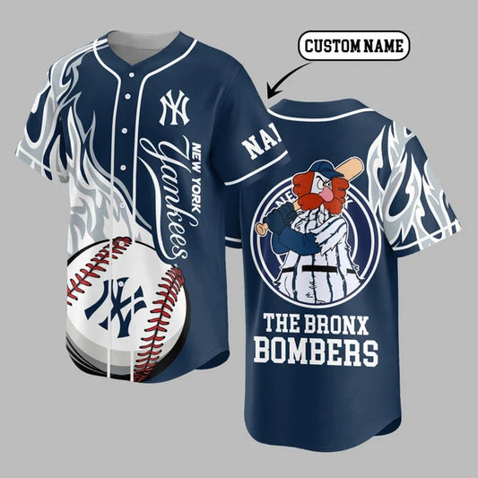 [FLASH SALE] NEW CUSTOMIZED MLB01 NYY NEW YORK YANKEES BASEBALL JERSEY