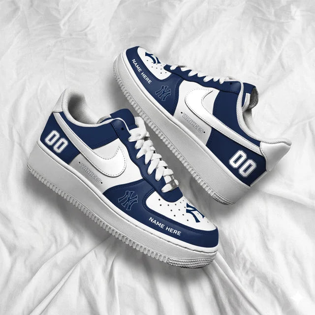 [FLASH SALE] NEW CUSTOMIZED MLB01 NYY NEW YORK YANKEES AF1 SHOES