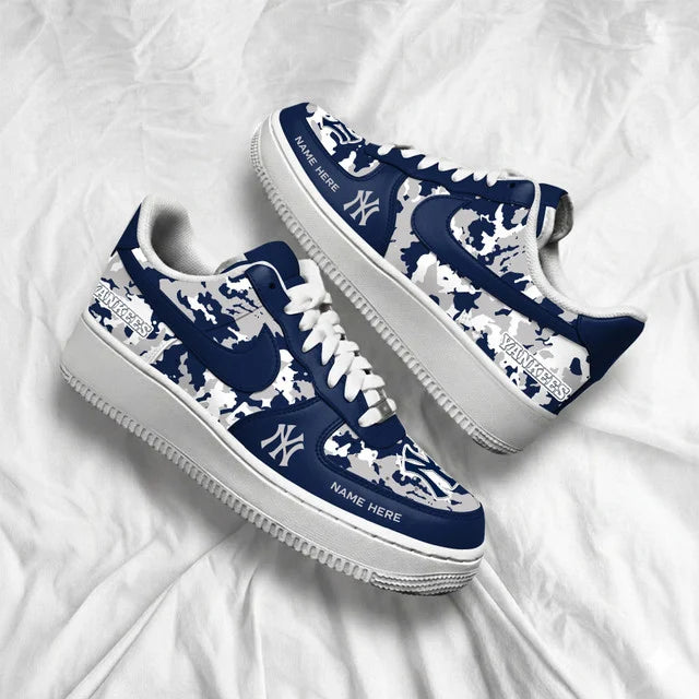 [FLASH SALE] NEW CUSTOMIZED MLB01 NYY NEW YORK YANKEES AF1 SHOES