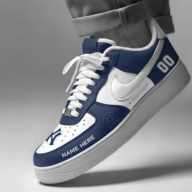 [FLASH SALE] NEW CUSTOMIZED MLB01 NYY NEW YORK YANKEES AF1 SHOES