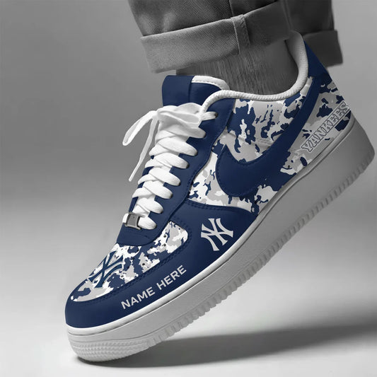 [FLASH SALE] NEW CUSTOMIZED MLB01 NYY NEW YORK YANKEES AF1 SHOES