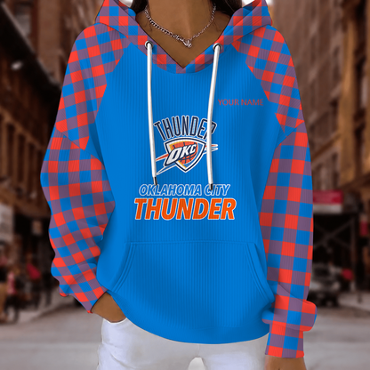 [HOT DEAL] NEW CUSTOMIZED NBA01 OCT OKLAHOMA CITY THUNDER  RIBBED HOODIE & SWEATSHIRT