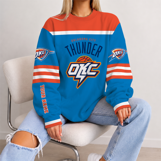 [HOT DEAL] NEW CUSTOMIZED NBA01 OCT OKLAHOMA CITY THUNDER UNISEX SWEATSHIRT