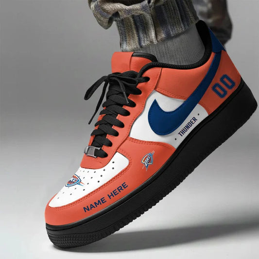 [HOT DEAL] NEW CUSTOMIZED NBA01 OCT OKLAHOMA CITY THUNDER AF1 SHOES