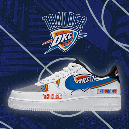 [HOT DEAL] NEW CUSTOMIZED NBA01 OCT OKLAHOMA CITY THUNDER AF1 SHOES