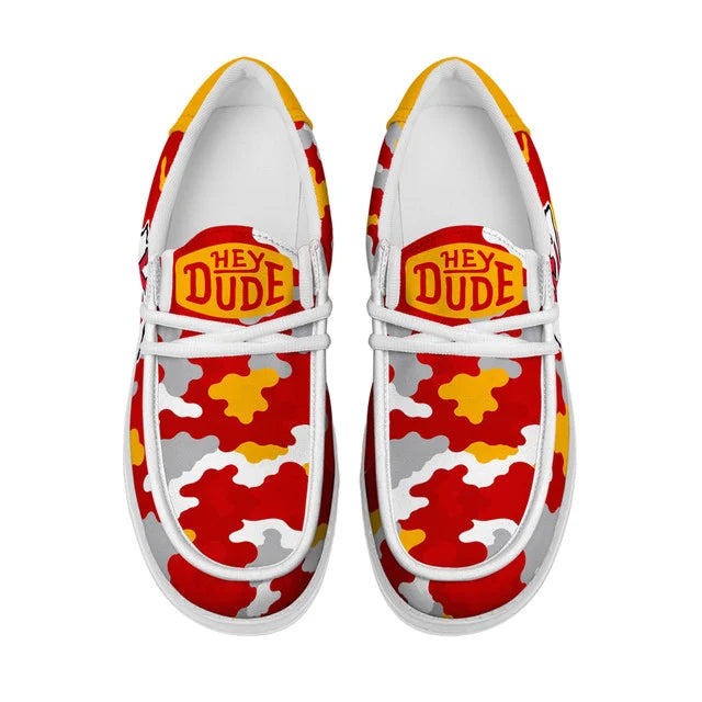 [SPECIAL OFFER] NEW CUSTOMIZED NFL01 KCC KANSAS CITY CHIEFS LOAFER SHOES