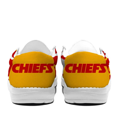 [SPECIAL OFFER] NEW CUSTOMIZED NFL01 KCC KANSAS CITY CHIEFS LOAFER SHOES