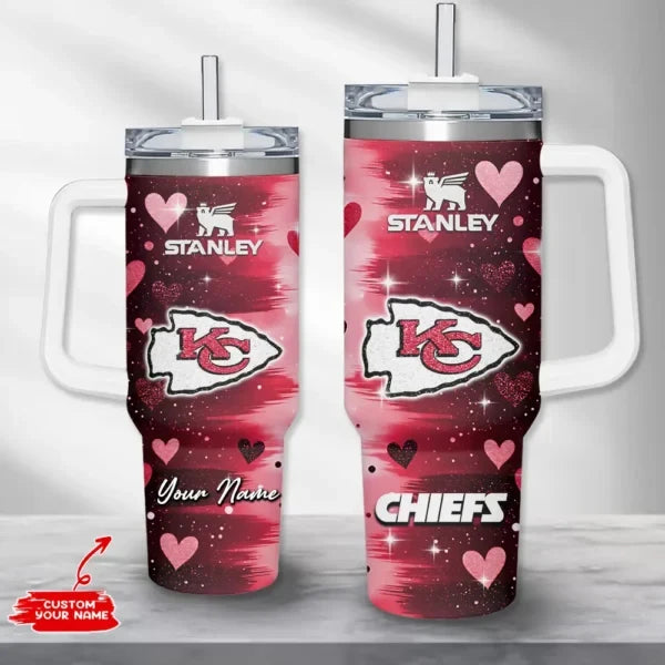 [SPECIAL OFFER] NEW CUSTOMIZED NFL01 KCC KANSAS CITY CHIEFS HALLOWEEN  40OZ TUMBLER
