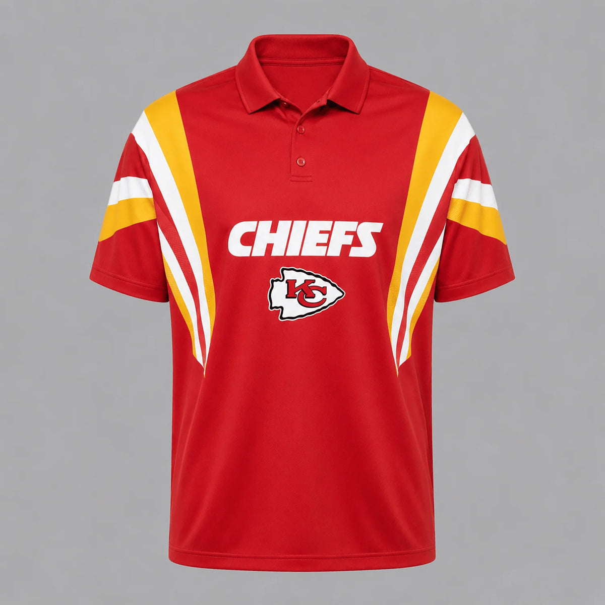 [SPECIAL OFFER] NEW CUSTOMIZED NFL01 KCC KANSAS CITY CHIEFS POLO SHIRT