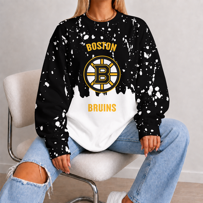 [SUPER SALE] NEW CUSTOMIZED NHL02 BTB BOSTON BRUINS UNISEX SWEATSHIRT