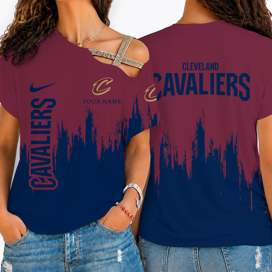 [HOT DEAL] NEW CUSTOMIZED NBA02 CCA CLEVELAND CAVALIERS SHOULDER SHIRT