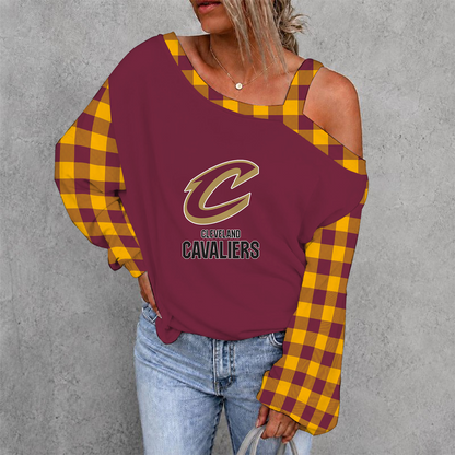 [HOT DEAL] NEW CUSTOMIZED NBA02 CCA CLEVELAND CAVALIERS DROP SHOULDER SWEATSHIRT
