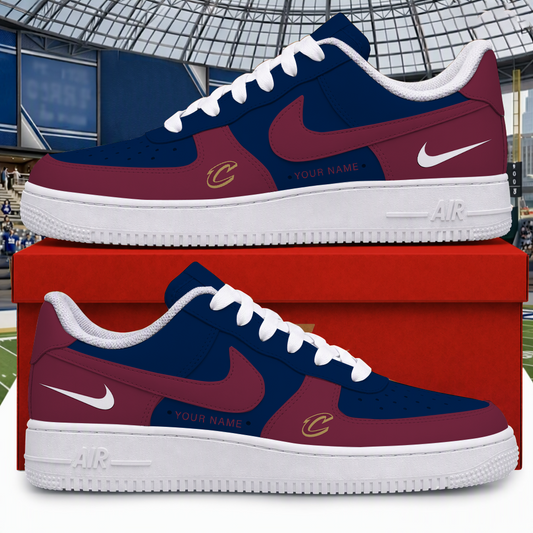 [HOT DEAL] NEW CUSTOMIZED NBA02 CCA CLEVELAND CAVALIERS AF1 SHOES