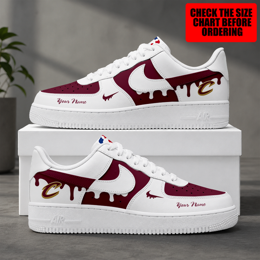 [HOT DEAL] NEW CUSTOMIZED NBA02 CCA CLEVELAND CAVALIERS AF1 SHOES