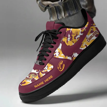 [HOT DEAL] NEW CUSTOMIZED NBA02 CCA CLEVELAND CAVALIERS AF1 SHOES