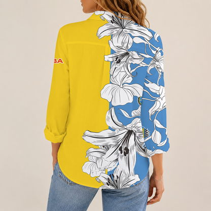 [FAN FAVORITE] NEW CUSTOMIZED WNBA02 CCS CHICAGO SKY WOMEN CASUAL SHIRT