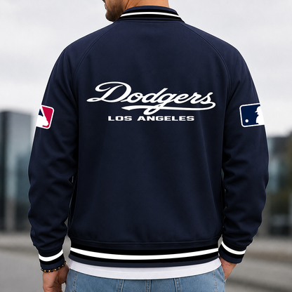 [FLASH SALE] NEW CUSTOMIZED MLB02 LAD LOS ANGELES DODGERS MULTICOLOR MEN'S CASUAL JACKET