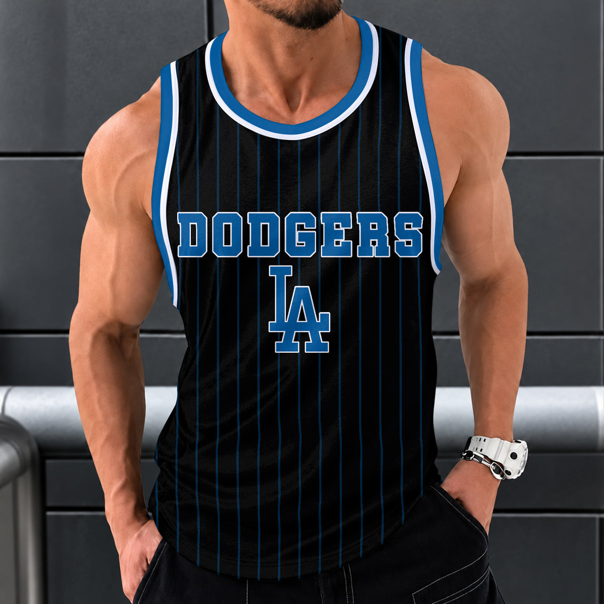 [FLASH SALE] NEW CUSTOMIZED MLB02 LAD LOS ANGELES DODGERS UNISEX TANK TOP