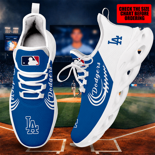 [FLASH SALE] NEW CUSTOMIZED MLB02 LAD LOS ANGELES DODGERS MAX SOUL SHOES