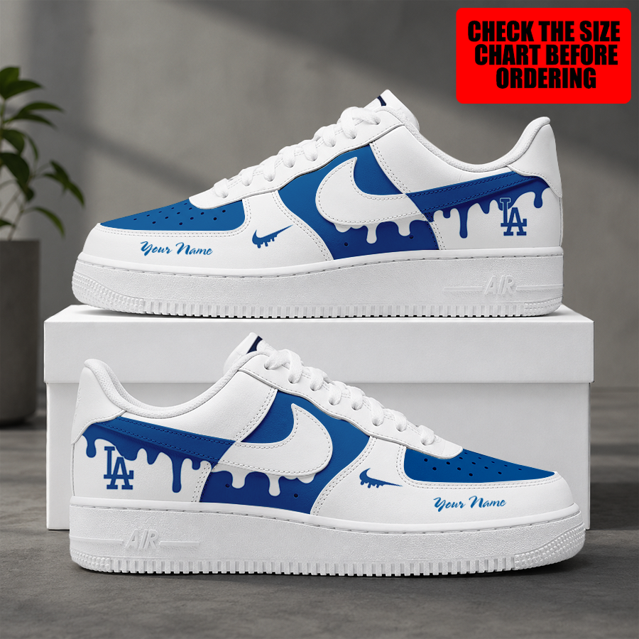 [FLASH SALE] NEW CUSTOMIZED MLB02 LAD LOS ANGELES DODGERS AF1 SHOES