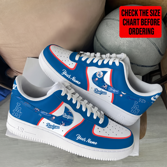 [FLASH SALE] NEW CUSTOMIZED MLB02 LAD LOS ANGELES DODGERS AF1 SHOES