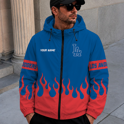 [FLASH SALE] NEW CUSTOMIZED MLB02 LAD LOS ANGELES DODGERS WINDBREAKER JACKET