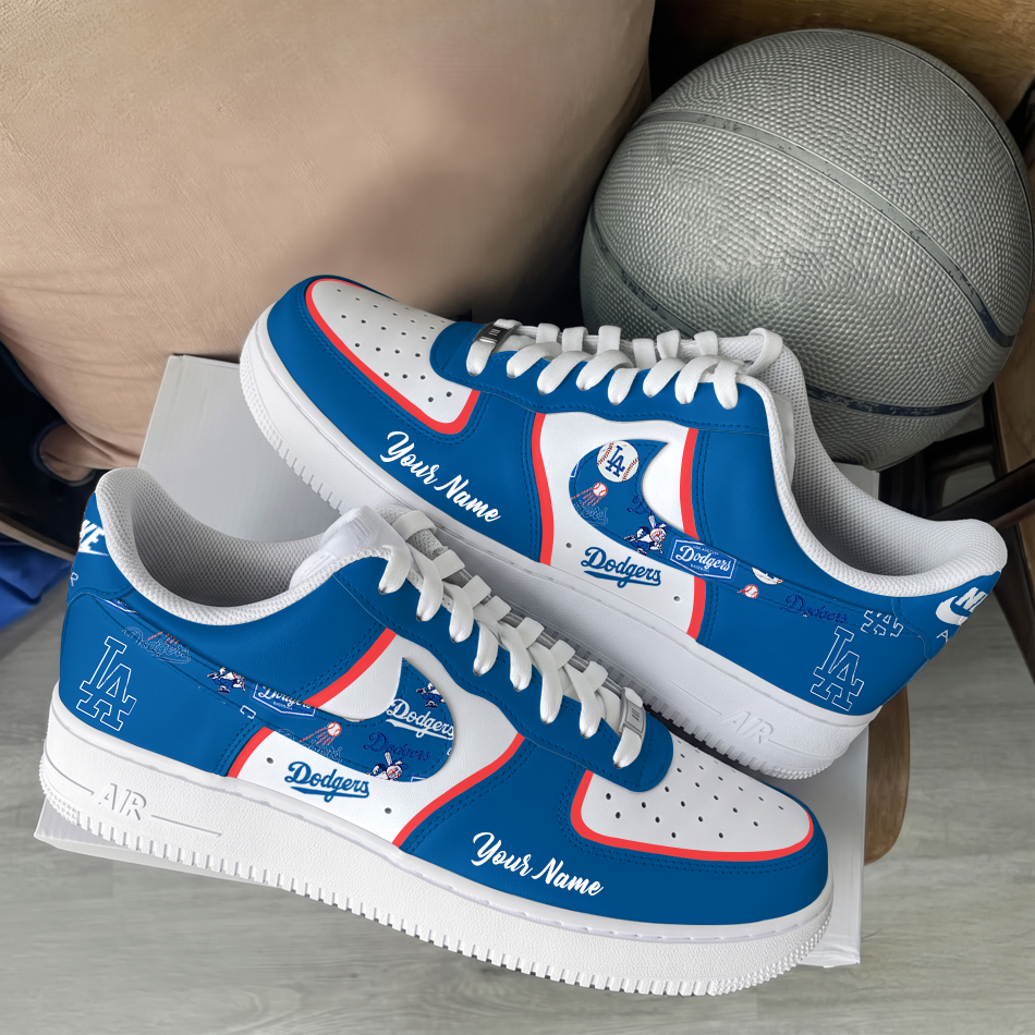 [FLASH SALE] NEW CUSTOMIZED MLB02 LAD LOS ANGELES DODGERS AF1 SHOES